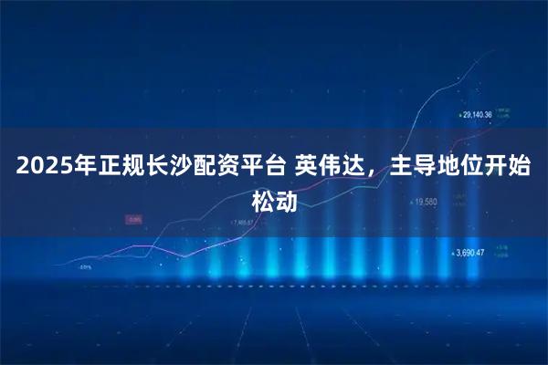 2025年正规长沙配资平台 英伟达，主导地位开始松动